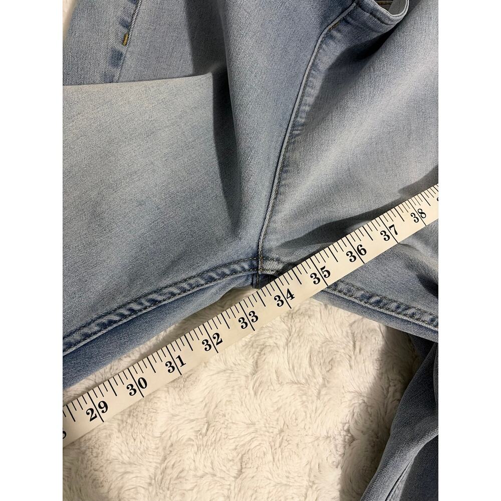 Free People We The Free Voyager Blue Penny Pull-On Boho Flare Jeans 26 - Picture 9 of 9